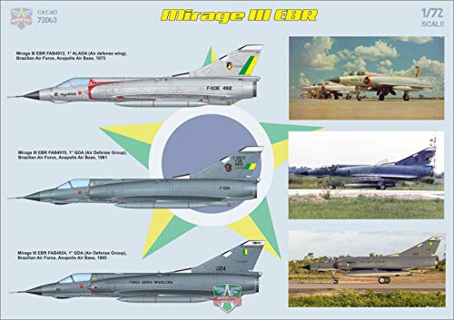 ModelSvit 72063 Mirage IIIEA EBR maquette d'avion militaire 1/72 argentine - 7