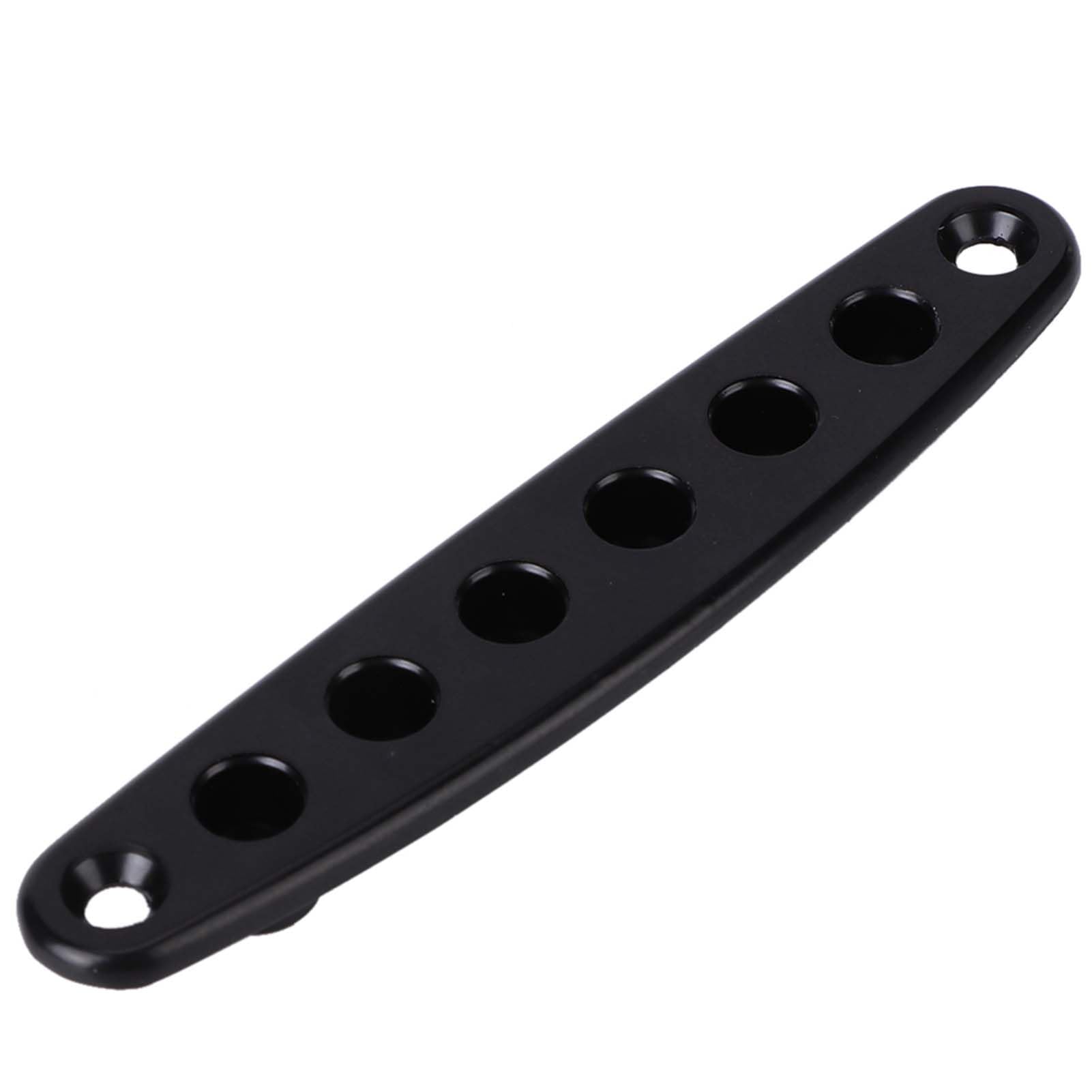 Brrnoo Replacement Guitar String Ferrule Block for Electric Bass Guitar Zinc Alloy Through Plate Mounting Ferrules Hardware Components Parts Accessories