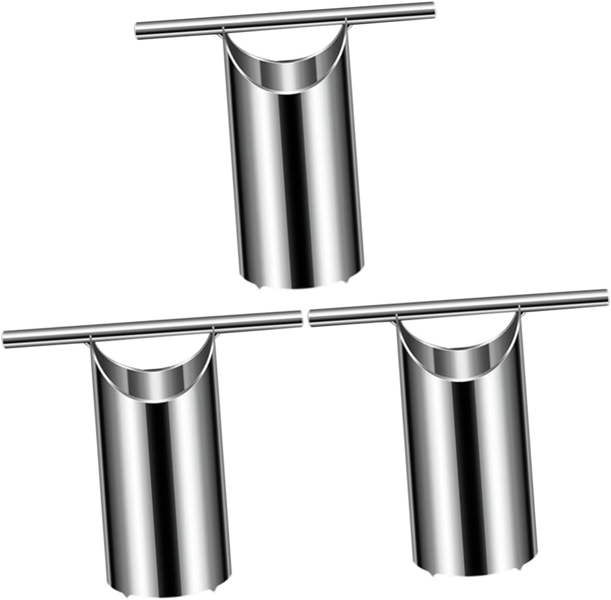 COLLBATH 3pcs Stainless Steel Watermelon Opener Ergonomic Fruit Puncher Melon Slicer Kitchen Cutting Tool