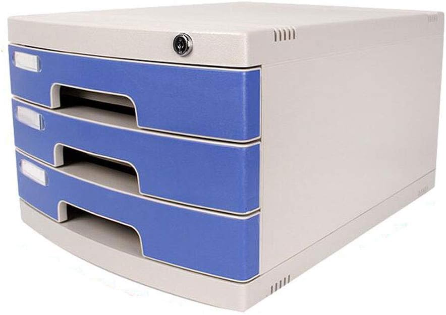Amazon Com File Cabinets Drawer Type Desktop Plastic Multi Layer Lock Storage Information Office Mumujin Size 280mm370mm210mm Home Kitchen