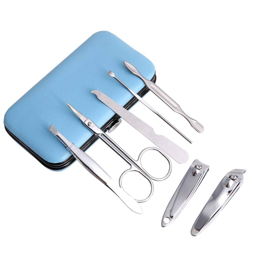 Zestaw do manicure – obcinacz do paznokci i nożyczki, podróżny zestaw do pielęgnacji z etui, trymer, obcinacz do paznokci, narzędzia do zdobienia paznokci