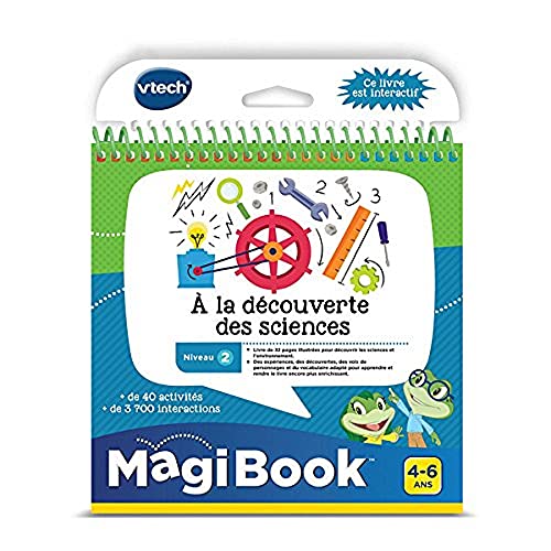 Vtech 480905 Magibook - Libro infantil para descubrir la ciencia (texto en francés)