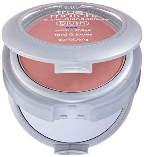 LOreal-Paris-True-Match-Super-Blendable-Blush-Rosy-Outlook-021-oz L'Oreal Paris True Match Super-Blendable Powder Blush, Rosy Outlook, 0.21 Oz (Packaging May Vary)