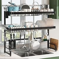 Amazon｜BOOSINY 水切りラック シンク上 ステンレス キッチン