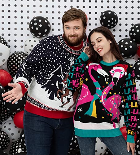 Light-Up Flamingo Pair Jumper, alternative view 1