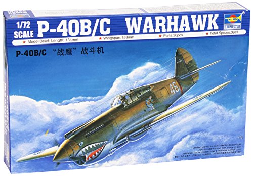Trumpeter 1: 72 - Curtiss P-40B/P-40C Kittyhawk, Various, Mittel
