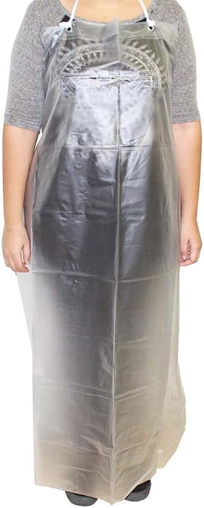 Hawk 48 Waterproof 10 Mil Pvc Clear Work Apron: RAIN-99060