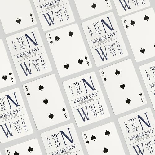 Baraja de póker Kansas City Missouri, 52 cartas miniatura 4