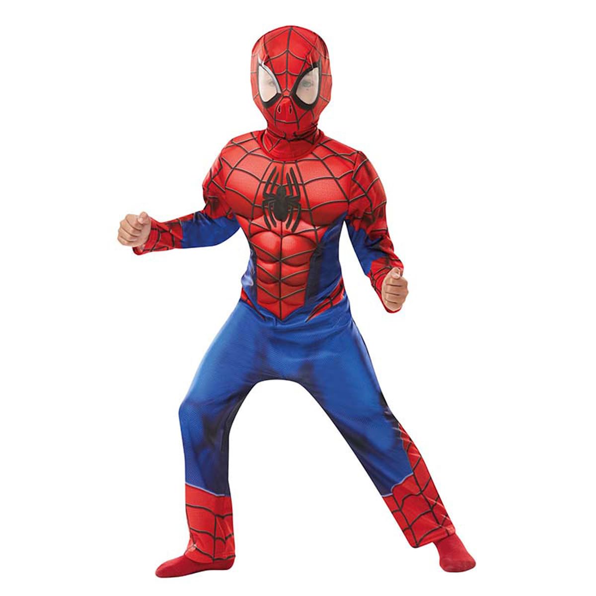 Rubie's 640895 SPIDERMAN - Disfraz infantil de Spiderman de Marvel, 140 cm de altura, 9 a 10 años , color/modelo surtido