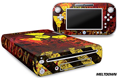 247 Skins Graphics Kit Sticker Decal Compatible With Nintendo Wii U And Controllers - Meltdown #TOP11