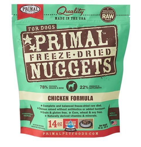 Biosense Clinic Raw Freeze Dried Canine Chicken Formula PrimalNuggets-14oz.(397g)
