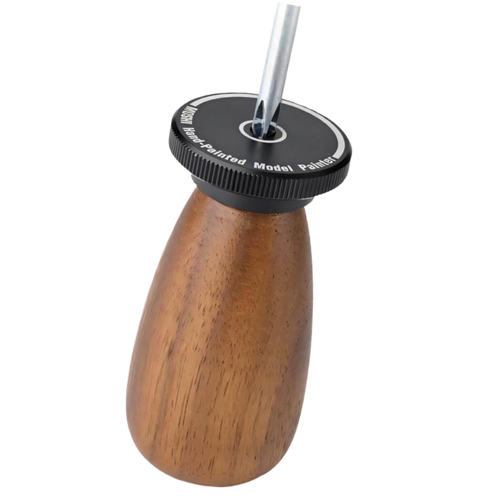 Yjcnelcr A Luminum Lloy Rotating Disc Wooden Handle Comfortable Grip For Seamlessly Figure Painting Nd Handcraft Projects Model Painting Record Player