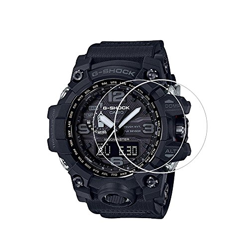 Zshion Casio GWG-1000 - Protector de Pantalla para Casio G Shock GWG1000 (2 Unidades, Cristal Templado, dureza 9H, antihuellas, sin Burbujas)