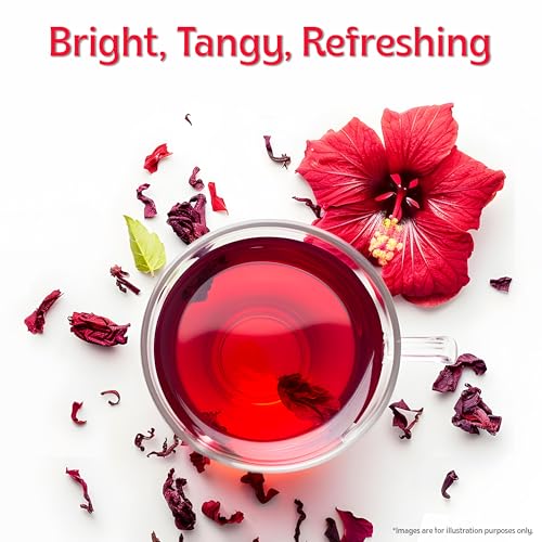 Image of TE-A-ME - Hibiscus Tea - 100 gm (100+ Cups) | Supports - SKIN GLOW ENHANCING | Flower Based - Herbal | Caffeine Free - Tangy Flavor | Hibiscus Tea Leaves | 50g - Pack of 2