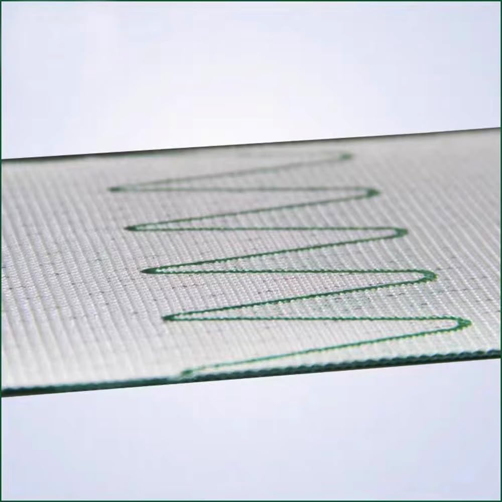 Przemysłowy zielony przenośnik taśmowy PVC - 1 szt., grubość 2 mm, długość 600-1050 mm, szerokość 15-35 mm, wszechstronny do przestrzeni produkcyjnych (20 mm, szerokość 700 mm)