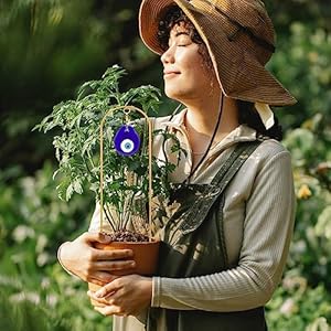 Plant Trellis for Climbing Plants indoor Evil Eye Decorations Mini Metal Houseplant Climber Support for Potted Plants Trellis Metal Yard Art Garden Stakes Decorative Indoor Outdoor 2 Pack Ivy Plant Trellis for Climbing Plants indoor Evil Eye Decorations Mini Metal Houseplant Climber Support for Potted Plants Trellis Metal Yard Art Garden Stakes Decorative Indoor Outdoor 2 Pack Ivy