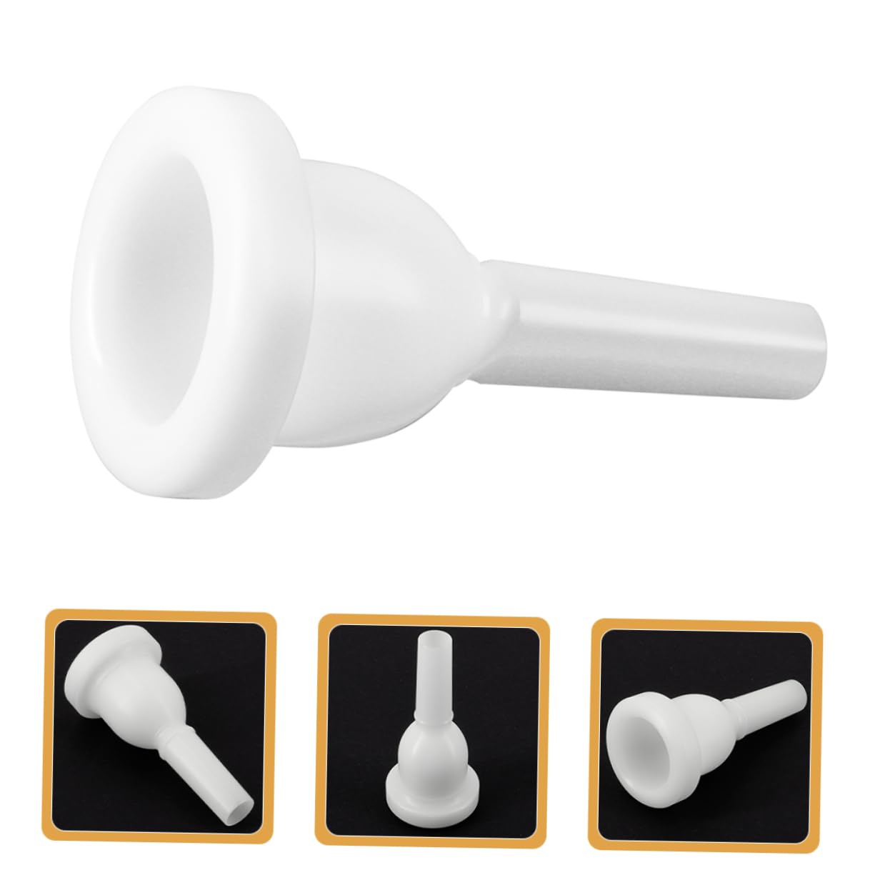 SUPVOX 49mm Large Diameter Trumpet Mouthpiece C527 Smooth Surface Reliable Trumpet Accessory for Practice and Performances