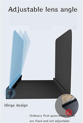 Miniatura 4 de Lupa de pantalla de teléfono, amplificador de pantalla de teléfono, para películas, videos, juegos, soporte de teléfono portátil con amplificador de