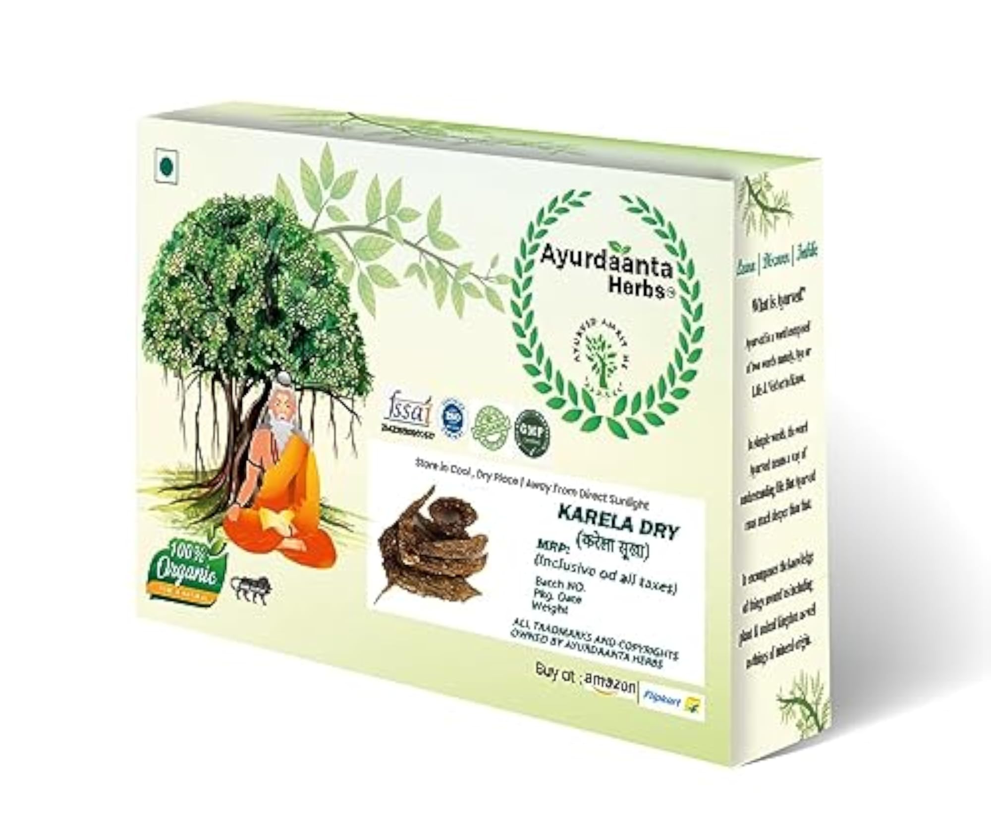 Ayurdaanta Karela Dry, 200Gr, Edible & Medicinal Uses