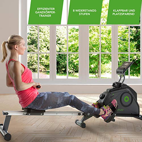 Tunturi Cardio Fit R30 Rudergerät für Zuhause/Rudermaschine/Rower/Heimtrainer mit Magnetbremssystem/klappbar und… – Bild 4