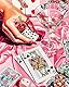 SUHEFAFA Poker Malen Nach Zahlen Erwachsene- Malen nach Zahlen Cocktail Diy Erwachsene, Acrylfarbe Leinwand und 3 Pinsel Kit Geschenk Home Haus Deko Ohne Rahmen(40×50cm)