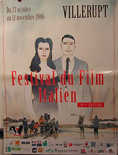 Festival Film Italien Villerupt 2006 affiche poster cinéma vintage 60x80cm