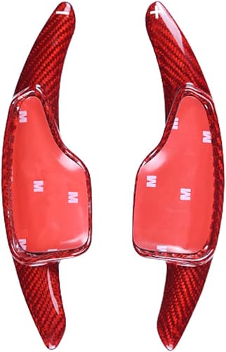 Miniatura 3 de GZYF Extensión de palanca de cambios de palanca de cambios en el volante, paleta de cambios roja para Chevrolet Camaro LS, para Camaro LT1, LT, para