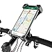 Produktbild Fantigo Handyhalterung Fahrrad, silikon Fahrrad handyhalterung Motorrad Universal 360°Drehbarem handyhalter Fahrrad-Lenker Handyhalter für IOS Android GPS Other Devices4.0-6.5 Zoll