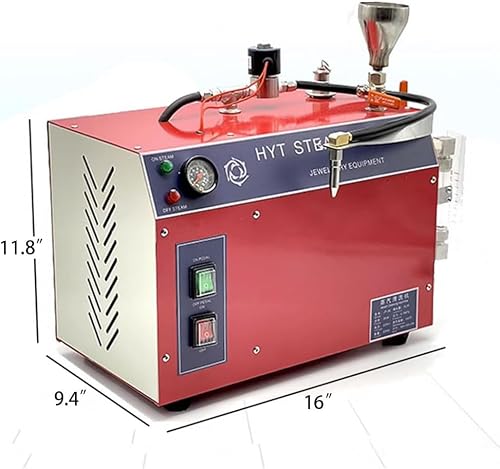 Dxysyldrun 6L,1.6Gal Jewelry Steam Cleaner, for Cleaning Jewelry, Silver, Gold, and Watches, High-Temperature Stainless Steel Jewelry Cleaning Equipment