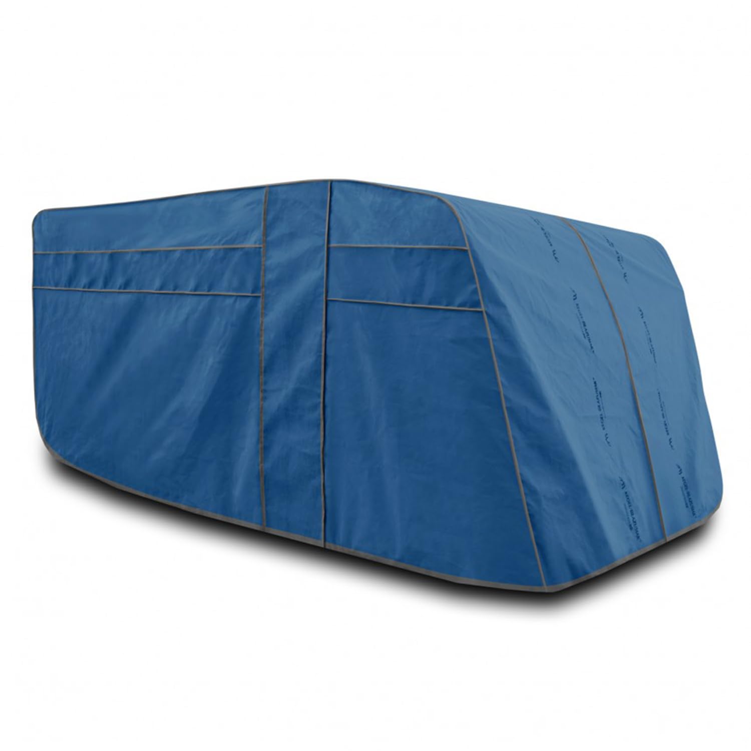 Abdeckplane für Wohnwagen Caravan 630EF mit Tür vorne | L. 245 cm | L. 630 cm | H. 222 cm | wasserdicht | atmungsaktiv | Schutz vor UV-Strahlen, Wind, Regen, Schnee, Staub, Kot