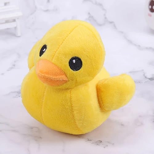 Miniatura 2 de Houchu Peluche de pato amarillo para niños, almohada de peluche de 7.9 in y 11.8 in, decoración de sofá, almohada de pato amarillo (7.9 in)