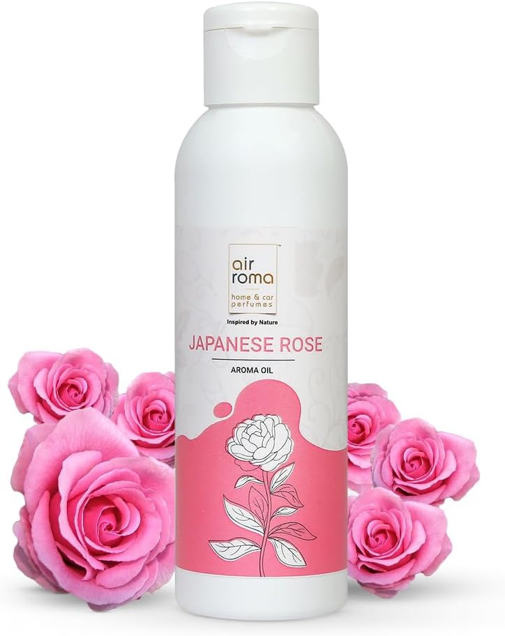 AIR-ROMA Pure, Natural and Undiluted Japanese Rose Aroma Diffuser Oil