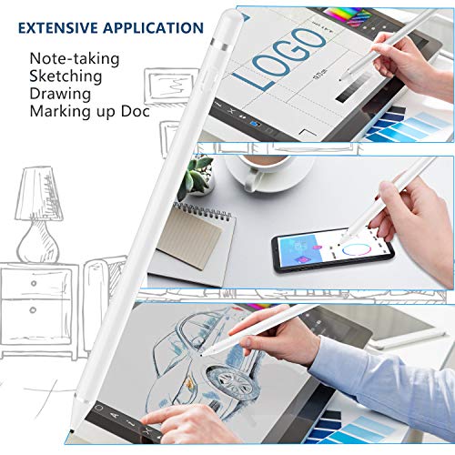 Active Stylus Pen For Touch Screens, Rechargeable Pencil Digital Stylus Pen Compatible With Ipad And Most Tablet #TOP4