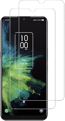 VIESUP for Alcatel TCL 4X 5G T601DL Screen Protector, [2 Pack] HD Clear Anti-Scratch Bubbke-Free Easy Installation Tempered Glass Film for Alcatel TCL 4X 5G (T601DL)