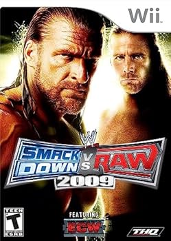 Video Game WWE SmackDown vs. Raw 2009 - Nintendo Wii Book