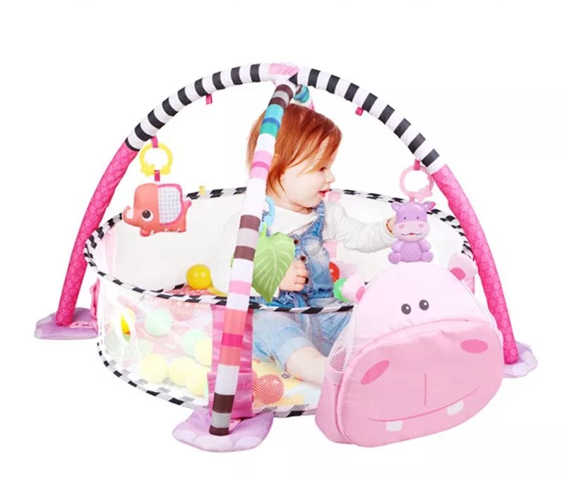 ZENO3 in 1 Musical hippo play mat with ocean ball pits