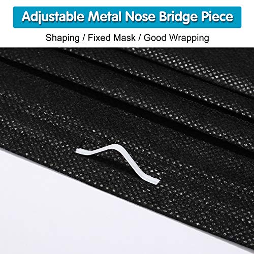 Disposable Face Masks (Black) 50PCS - Image 5