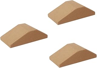 ABOOFAN 3 Peças Bloco De Agachamento Agachamento Placa Inclinada Banco De Impulso De Quadril Banco De Ioga Rampa Leg Press Máquina Bloco De Elevação De Panturrilha Pedalboard Agachamento