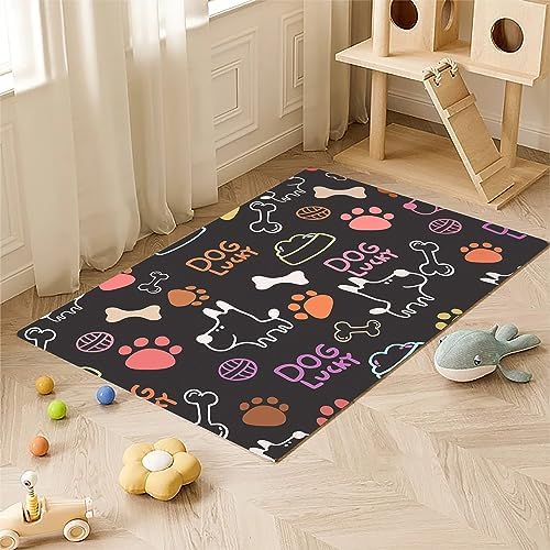 Pet Feeding Mat Absorbent Dog Mat for Food and Water Bowl