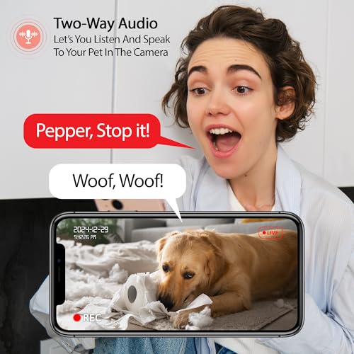 Energizer Smart Pet Feeder with 2K Video Camera, 5Ghz & 2.4Ghz Dual Band Wi-Fi, 2-Way Audio, Night Vision, 4L Food Capacity, Remote Feeding Dogs & Cats, Compatible with Alexa & Google, Records - image 6