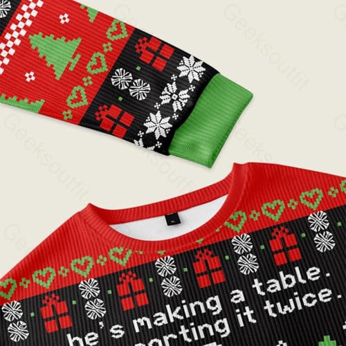 Ugly Christmas Sweatershirts Sql Clause Is Coming to Town Christmas Sweatshirts For Women,Men3