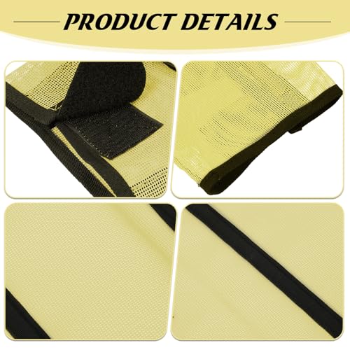 Image of Jexine Set of 8 Mesh Fly Boots for Horse Loose Fitting Non Slip Breathable Horse Fly Leggings Protective Reduces Stress Leg Fatigue Wraps for Preventing Flies Mosquitoes Bite