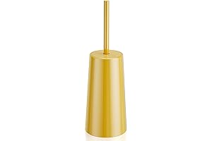 IXO Gold Toilet Bowl Brush and Holder: A Touch of Luxury for Your Bathroom