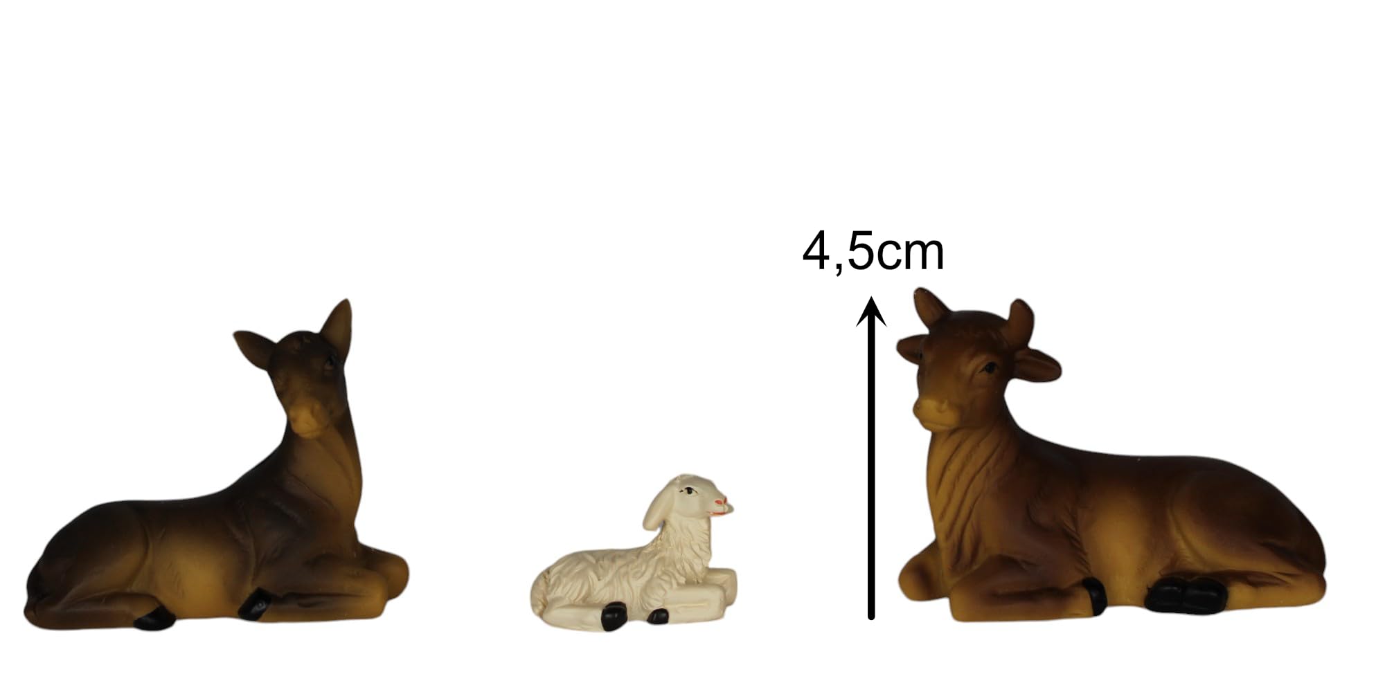 ZICOM Krippenfigurenset Eilat persisch ca. 8cm 11-TLG. Polyresin handbemalt