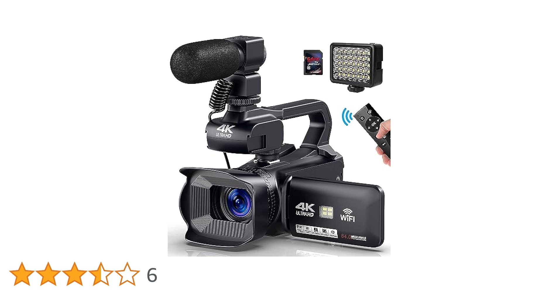 CAMCORDER 4K ULTRA ライブストリームビデオカメラ Amazon | 4K Video Camera Camcorder 48MP UHD WiFi IR Night
