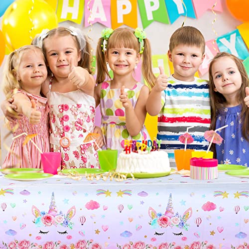 Nappe jetable plastique anniversaire et décoration de fête prénatale x3