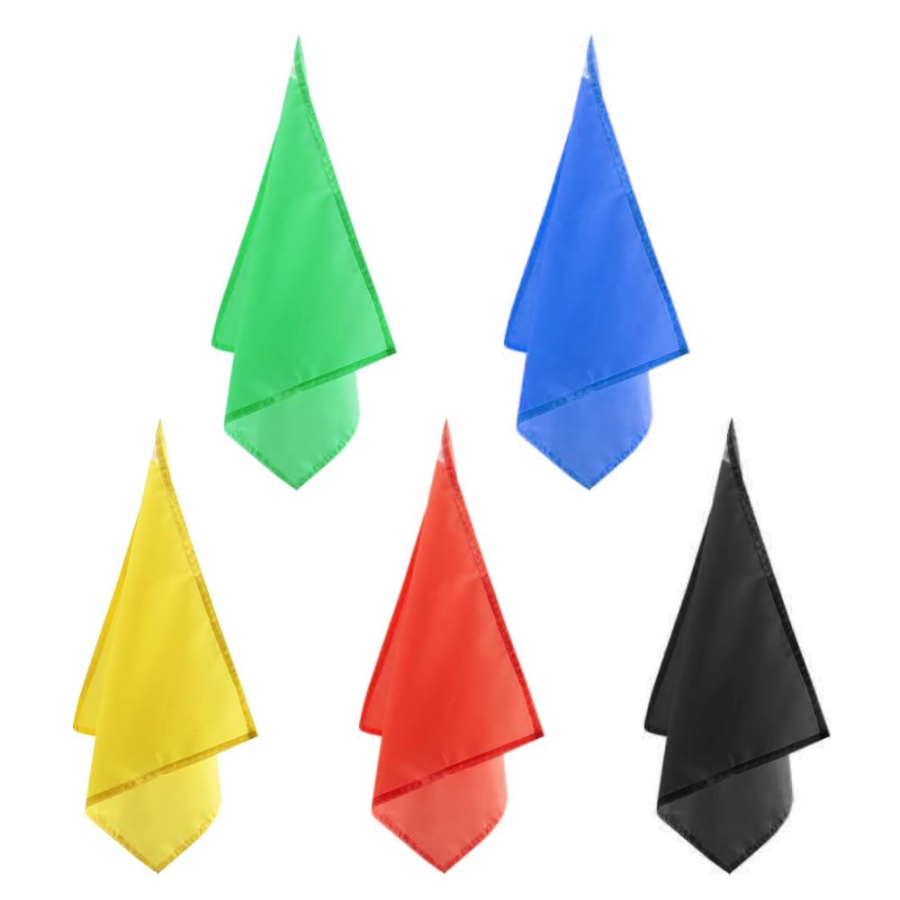 5 Pezzi Bandiere per addestramento Cavalli con Asta telescopica da 63 Pollici Bandiera Portatile con Clip per addestramento Cavalli Rodeo