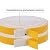 Foam Weather Stripping- 2 Rolls, 1/2 Inch Wide X 1/16 Inch Thick Total 26 Feet Long, White Window Seal Door Frame Insulation Closed Cell High Density Adhesive Foam Tape (13ft x 2 Rolls)