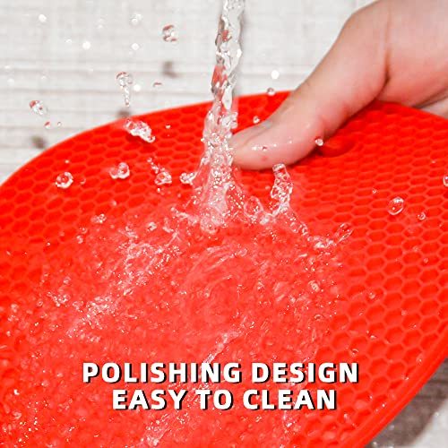 Tapetes de tripé de silicone - suportes para panelas quentes, tapete de secagem, almofadas quentes d