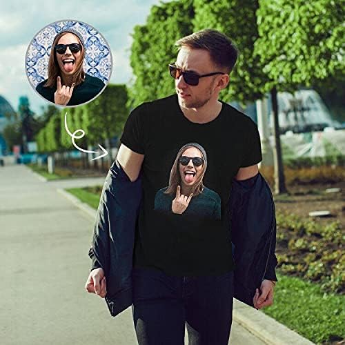 Miniatura 5 de Camiseta personalizada con caras para hombres, camisetas divertidas personalizadas para novio, camiseta personalizada, gran regalo